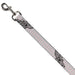 Dog Leash - BD Plaid White/Gray/Red Dog Leashes Buckle-Down   