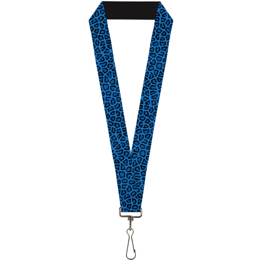 Lanyard - 1.0" - Leopard Turquoise Lanyards Buckle-Down   