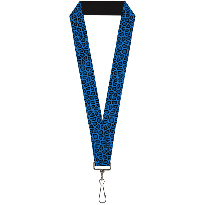 Lanyard - 1.0" - Leopard Turquoise Lanyards Buckle-Down   