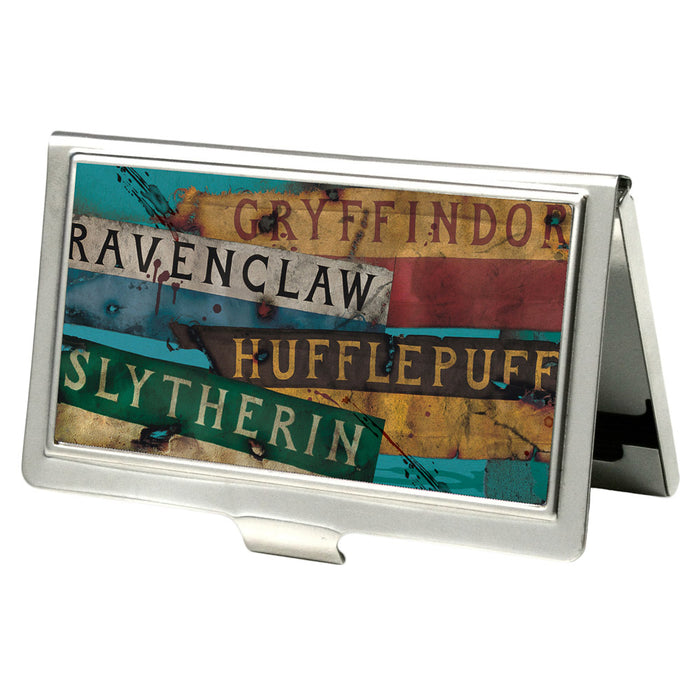 Business Card Holder - SMALL - Hogwarts House Banners Stacked FCG Business Card Holders The Wizarding World of Harry Potter Default Title  