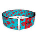Cinch Waist Belt - MULAN Kanji Floral Collage Turquoise Red Womens Cinch Waist Belts Disney   
