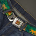 Simba & Nala Snuggle Full Color Seatbelt Belt - Simba & Nala Snuggle/Play Poses Webbing Seatbelt Belts Disney   