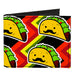Canvas Bi-Fold Wallet - Taco Man Canvas Bi-Fold Wallets Buckle-Down   