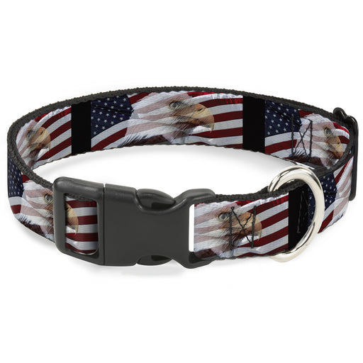 Plastic Clip Collar - American Eagle Flags Plastic Clip Collars Buckle-Down   