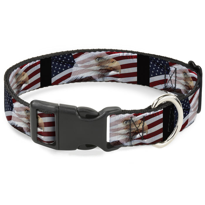 Plastic Clip Collar - American Eagle Flags Plastic Clip Collars Buckle-Down   