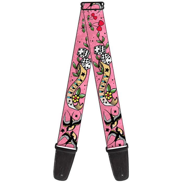 Guitar Strap - Lucky Pink Guitar Straps Buckle-Down   