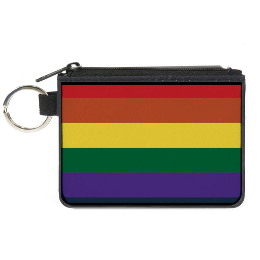 Canvas Zipper Wallet - MINI X-SMALL - Rainbow Canvas Zipper Wallets Buckle-Down   