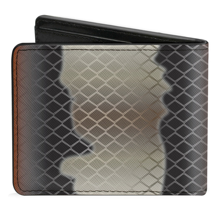 Bi-Fold Wallet - Snake Copperhead Tan Black Orange Bi-Fold Wallets Buckle-Down   