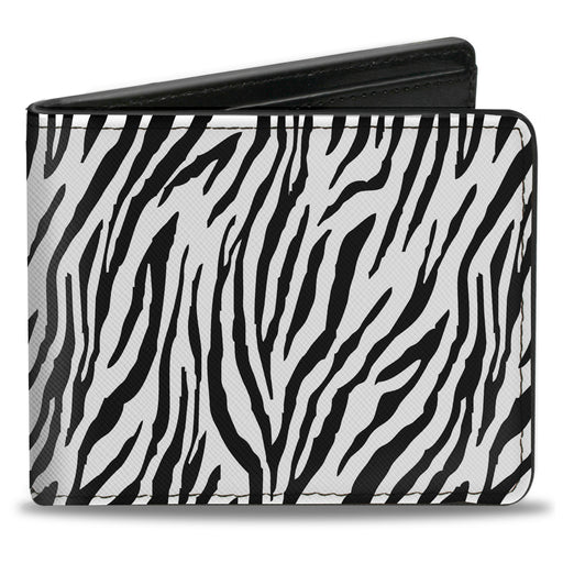 Bi-Fold Wallet - Zebra 2 White Bi-Fold Wallets Buckle-Down   