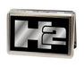 Business Card Holder - LARGE - H2 FCG Black Silver Metal ID Cases GM General Motors   