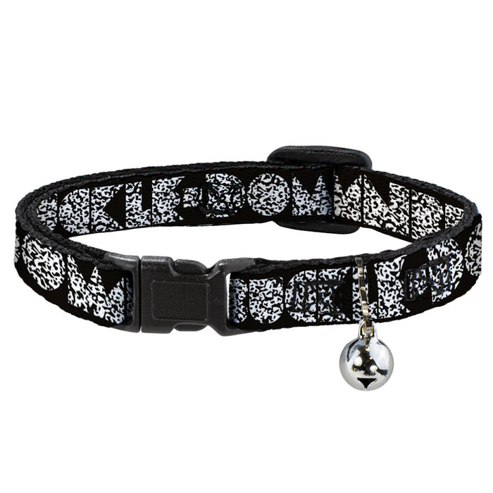 Cat Collar Breakaway - BUCKLE-DOWN Shapes Black Camo White Black Breakaway Cat Collars Buckle-Down   