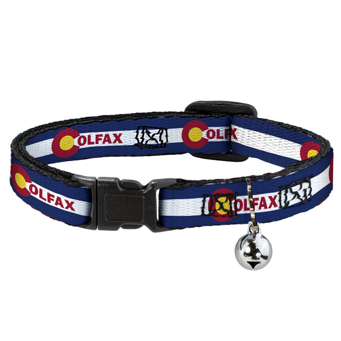 Cat Collar Breakaway - Colfax Colorado Flag Breakaway Cat Collars Buckle-Down   