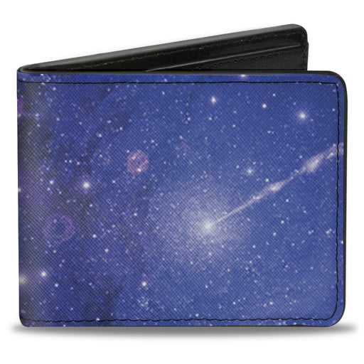 Bi-Fold Wallet - Galaxy Blues Purples Bi-Fold Wallets Buckle-Down   