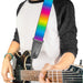 Guitar Strap - Rainbow Ombre Guitar Straps Buckle-Down   