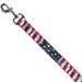 Dog Leash - American Flag Vertical CLOSE-UP Dog Leashes Buckle-Down   