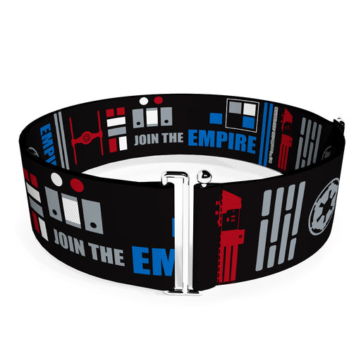 Cinch Waist Belt - Star Wars EMPIRE Galactic Empire Elements Collage Black Blue Gray Red White Womens Cinch Waist Belts Star Wars   