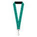 Lanyard - 1.0" - Ditsy Floral Teal Light Teal Teal Lanyards Buckle-Down   