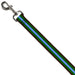 Dog Leash - Stripes Brown/Green/Baby Blue Dog Leashes Buckle-Down   
