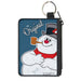Canvas Zipper Wallet - MINI X-SMALL - Frosty the Snowman THE ORIGINAL Smiling Pose Blue Canvas Zipper Wallets Warner Bros. Holiday Movies   