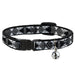 Cat Collar Breakaway - Tribal1 Black White Breakaway Cat Collars Buckle-Down   