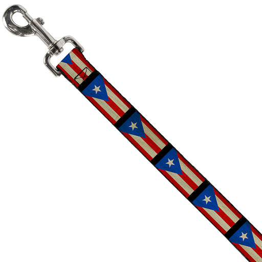 Dog Leash - Puerto Rico Flag Weathered Dog Leashes Buckle-Down   