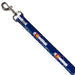 Dog Leash - Colorado Trout Flag Blue/White/Red/Yellow Dog Leashes Buckle-Down   