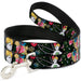 Dog Leash - Tinker Bell Poses/Sleeping Floral Collage Dog Leashes Disney   