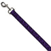 Dog Leash - Sleeve Skulls Black/Purple Dog Leashes Buckle-Down   