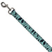 Dog Leash - Peace Sketch Black/Baby Blue Dog Leashes Buckle-Down   