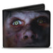 Bi-Fold Wallet - The Exorcist Regan's Face CLOSE-UP + Logo Black White Bi-Fold Wallets Warner Bros. Horror Movies   