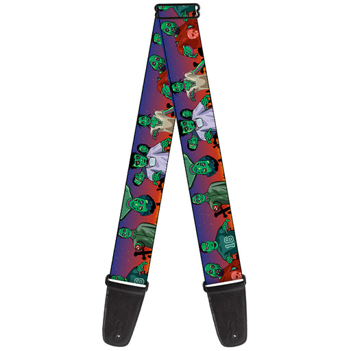Guitar Strap - Walking Zombies Guitar Straps Buckle-Down   
