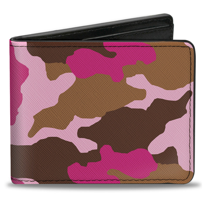 Bi-Fold Wallet - Camo Pink Bi-Fold Wallets Buckle-Down   