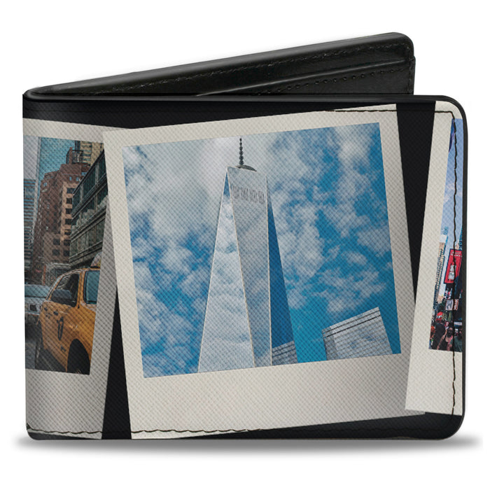 Bi-Fold Wallet - Vivid New York City Snapshots Stacked Bi-Fold Wallets Buckle-Down   