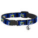 Cat Collar Breakaway - New York Flags Black Breakaway Cat Collars Buckle-Down   