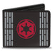 Bi-Fold Wallet - Star Wars Galactic Empire Insignia + JOIN THE EMPIRE Collage Black Gray Red Blue Bi-Fold Wallets Star Wars   