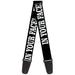 Guitar Strap - IN YOUR FACE Black White Guitar Straps Buckle-Down   