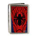 ULTIMATE SPIDER-MAN Business Card Holder - LARGE - Spider-Man Chest Spider Web FCG Red Black Blue Metal ID Cases Marvel Comics   
