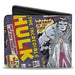 MARVEL COMICS Bi-Fold Wallet - Classic HULK Issue #1 Cover Pose THE STRANGEST MAN OF ALL TIME Stacked Bi-Fold Wallets Marvel Comics   