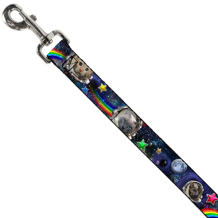 Dog Leash - Astronaut Cats in Space/Rainbows/Stars Dog Leashes Buckle-Down   