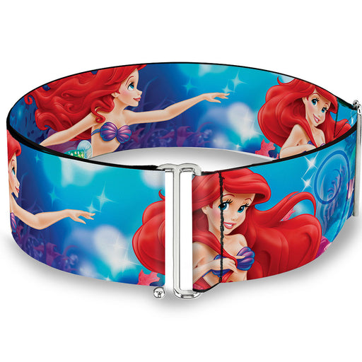 Cinch Waist Belt - Ariel Vivid Underwater Sparkle Poses Castle Womens Cinch Waist Belts Disney   