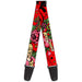 Guitar Strap - Mom & Dad Red Guitar Straps Buckle-Down   
