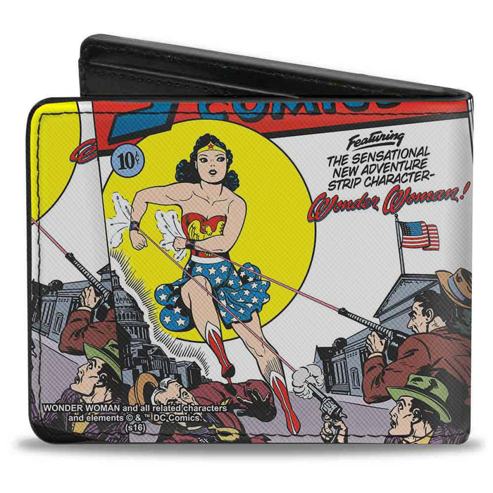Bi-Fold Wallet - Classic Wonder Woman SENSATION COMICS #1 Cover Pose Bi-Fold Wallets DC Comics   