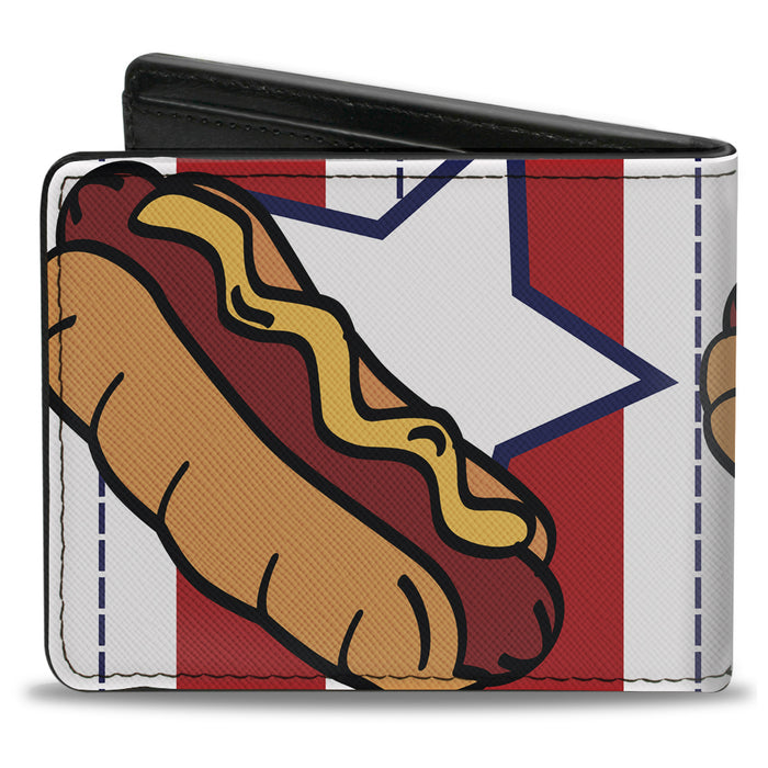 Bi-Fold Wallet - Hot Dogs Bi-Fold Wallets Buckle-Down   