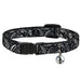 Cat Collar Breakaway - Floral Paisley3 Black White Breakaway Cat Collars Buckle-Down   