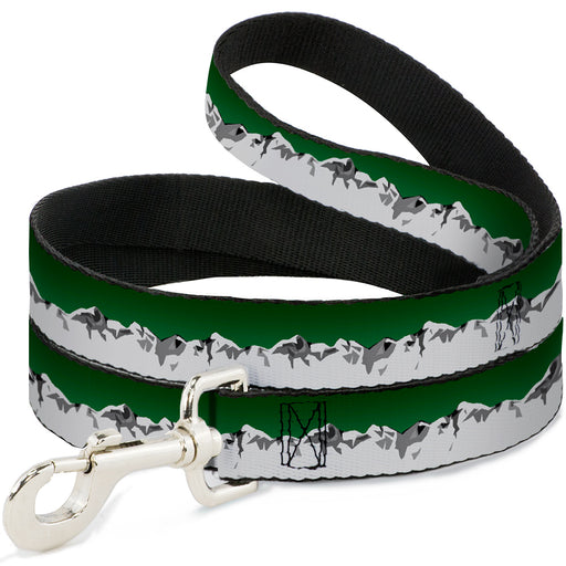 Dog Leash - Colorado Mountains Green/Grays Dog Leashes Buckle-Down   