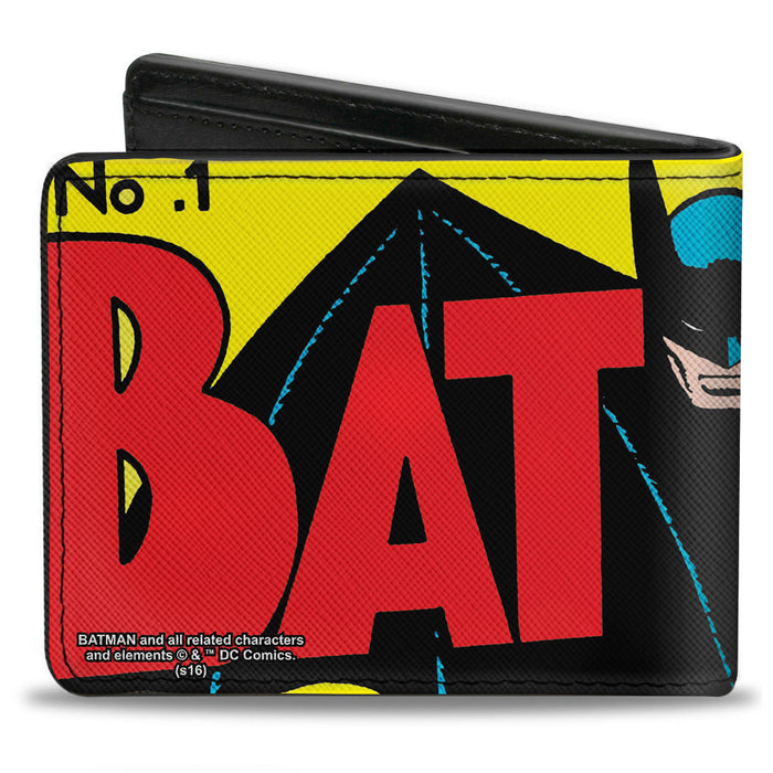 Bi-Fold Wallet - Classic BATMAN Issue #1 Robin & Batman Logo CLOSE-UP Cover Pose Bi-Fold Wallets DC Comics   