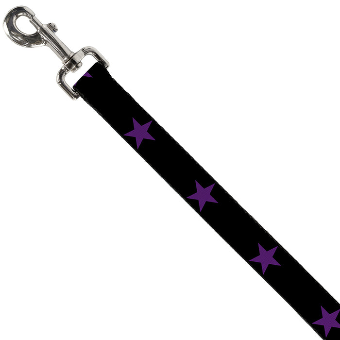 Dog Leash - Star Black/Purple Dog Leashes Buckle-Down   