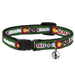 Cat Collar Breakaway - COLFAX Green Stripe Weathered Breakaway Cat Collars Buckle-Down   