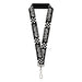 Lanyard - 1.0" - SHELBY 60 YEARS SINCE 1962 Checker Black White Lanyards Carroll Shelby   