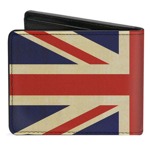 Bi-Fold Wallet - Vintage United Kingdom Flags Bi-Fold Wallets Buckle-Down   